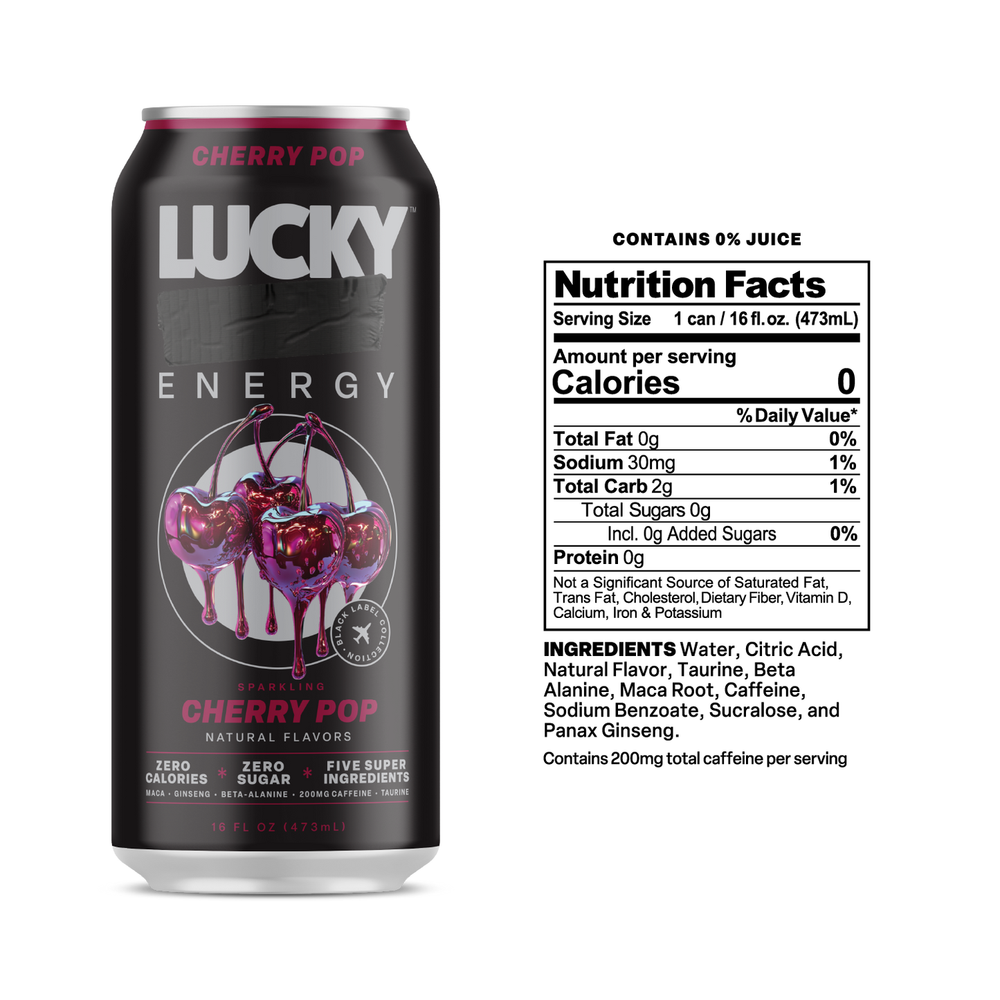 NEW! CHERRY POP (12-PACK / 16OZ CAN)