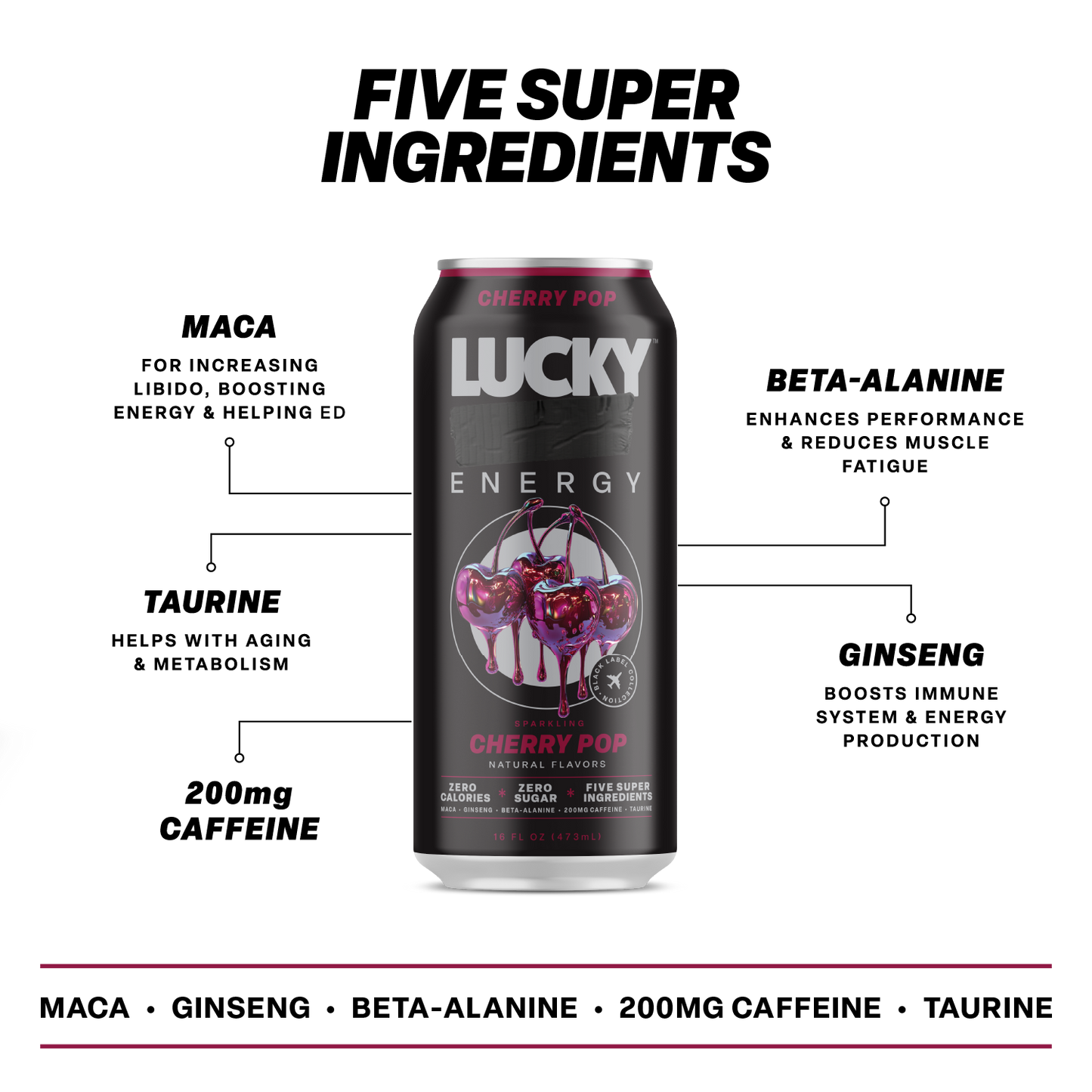 NEW! CHERRY POP (12-PACK / 16OZ CAN)