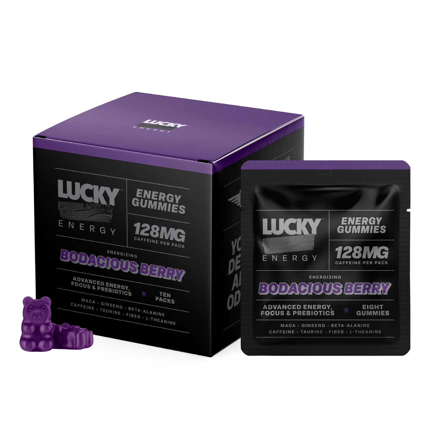 Daily Energy Gummies (Bodacious Berry) - 10 Pack