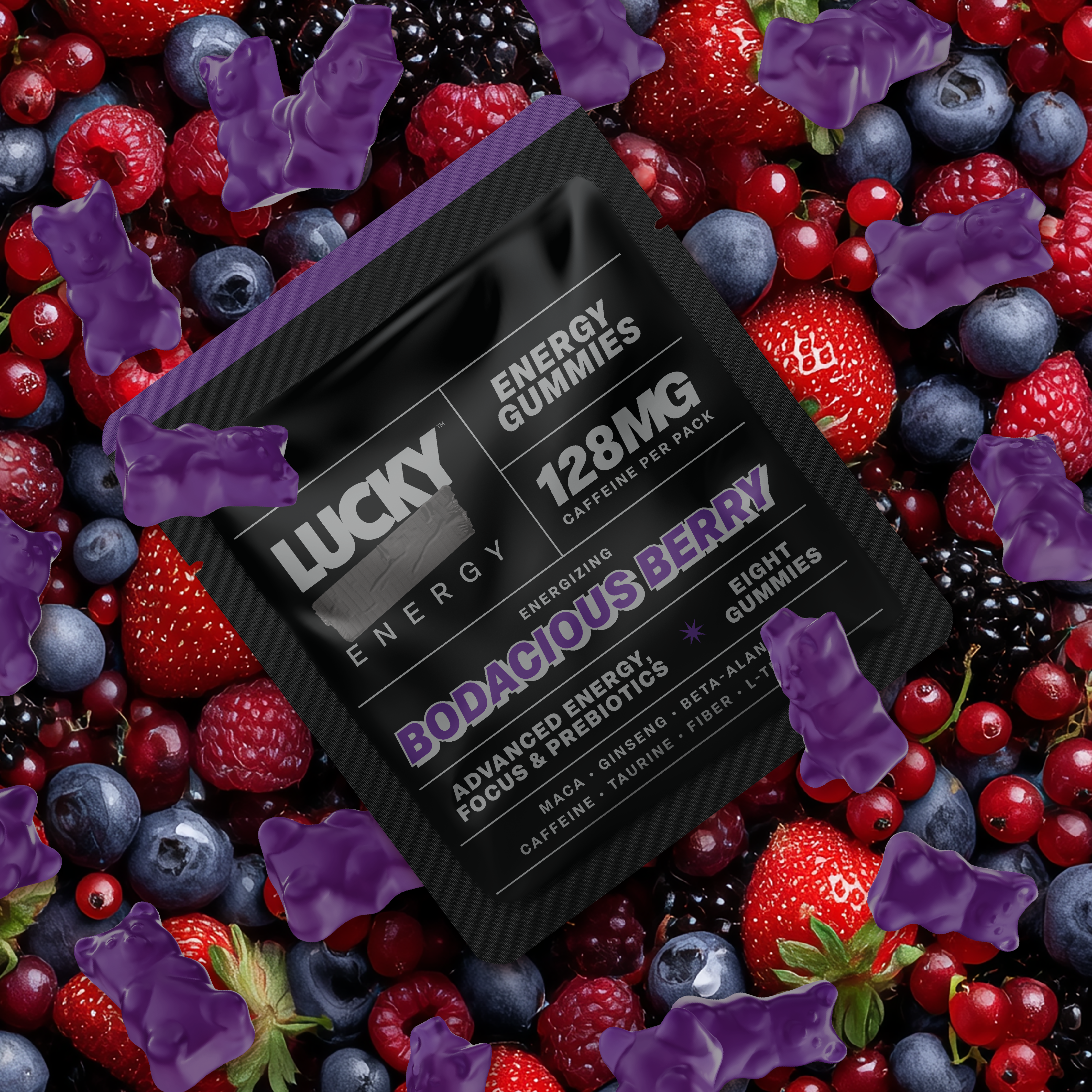 Daily Energy Gummies (Bodacious Berry) - 10 Pack