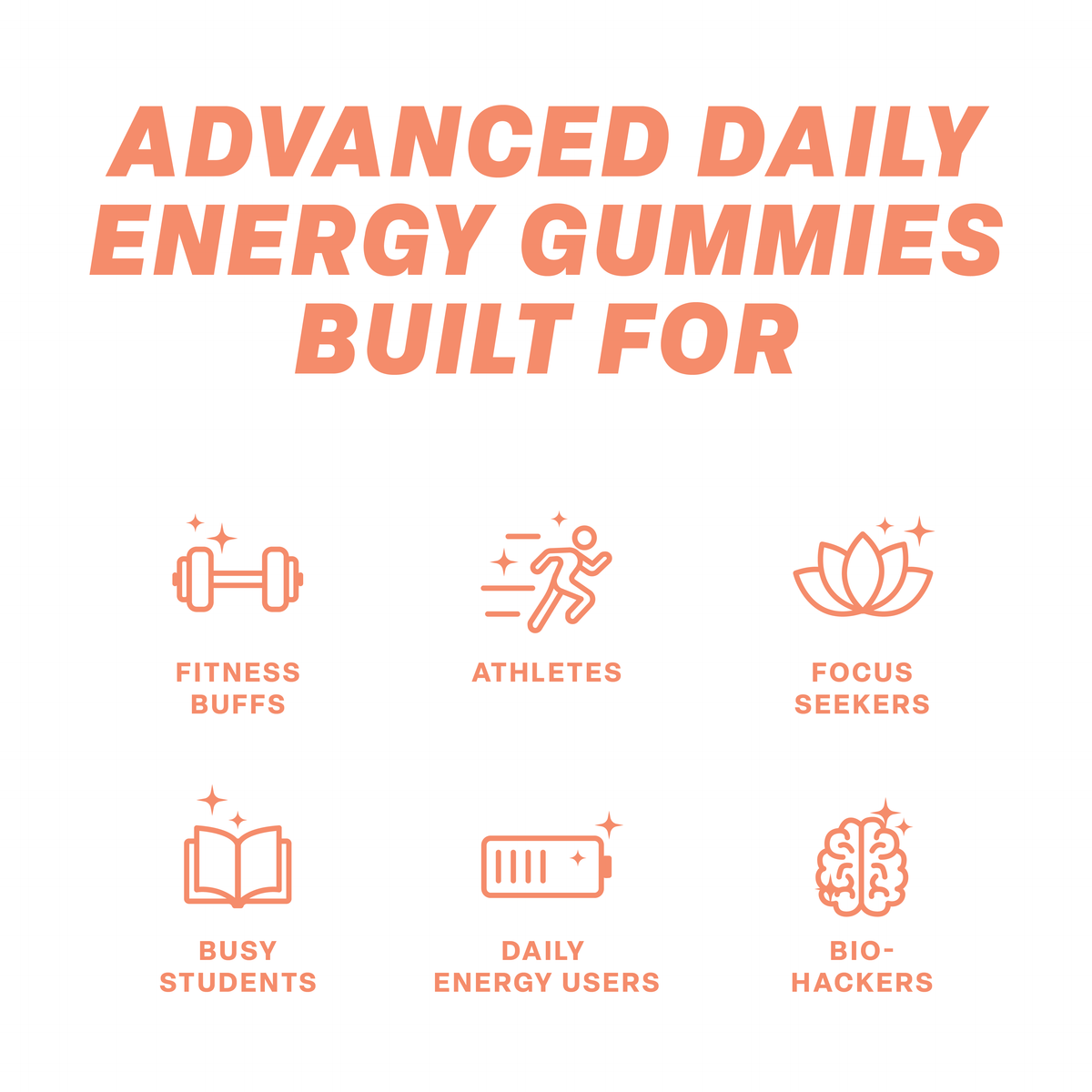 Daily Energy Gummies (Son of a Peach) - 30 pack