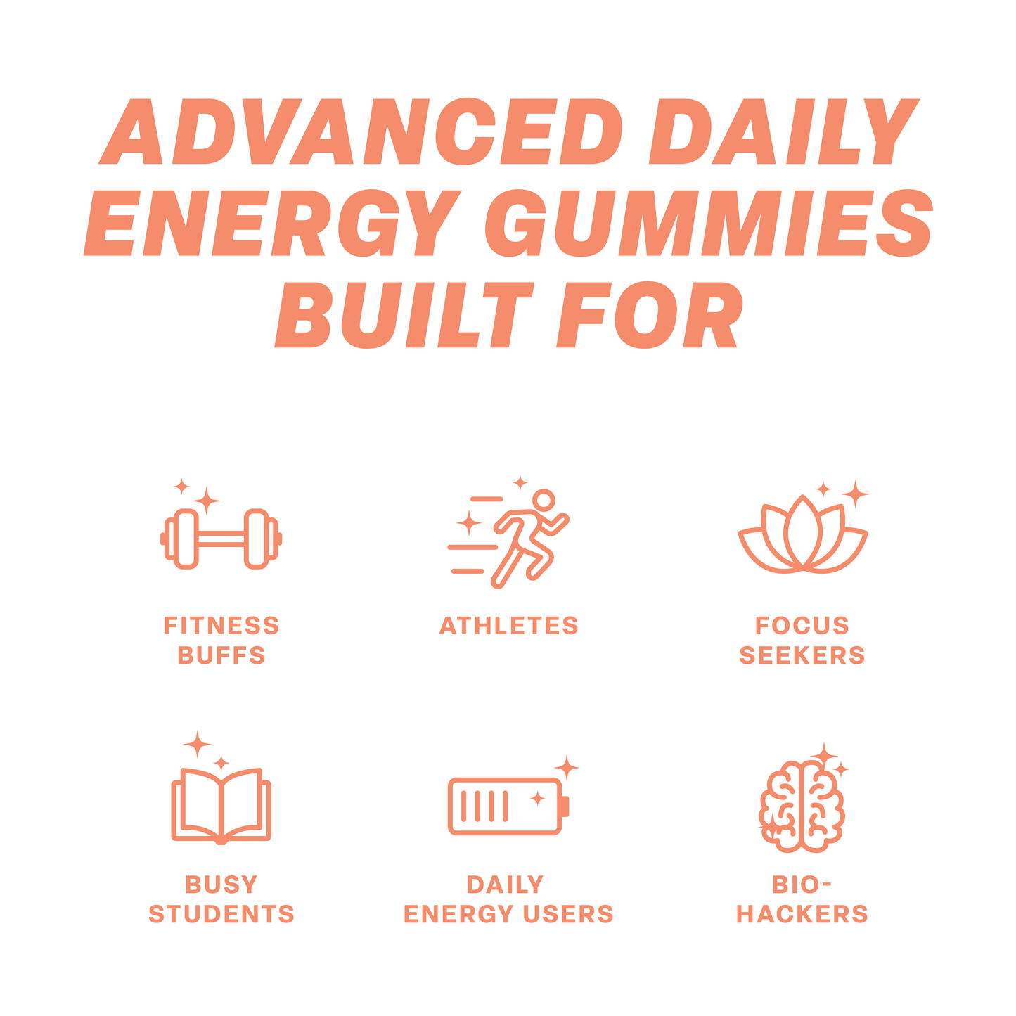 Daily Energy Gummies (Son of a Peach) - 10 Pack